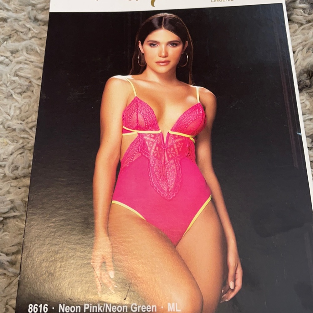NEON Lingerie Bodysuit M/L